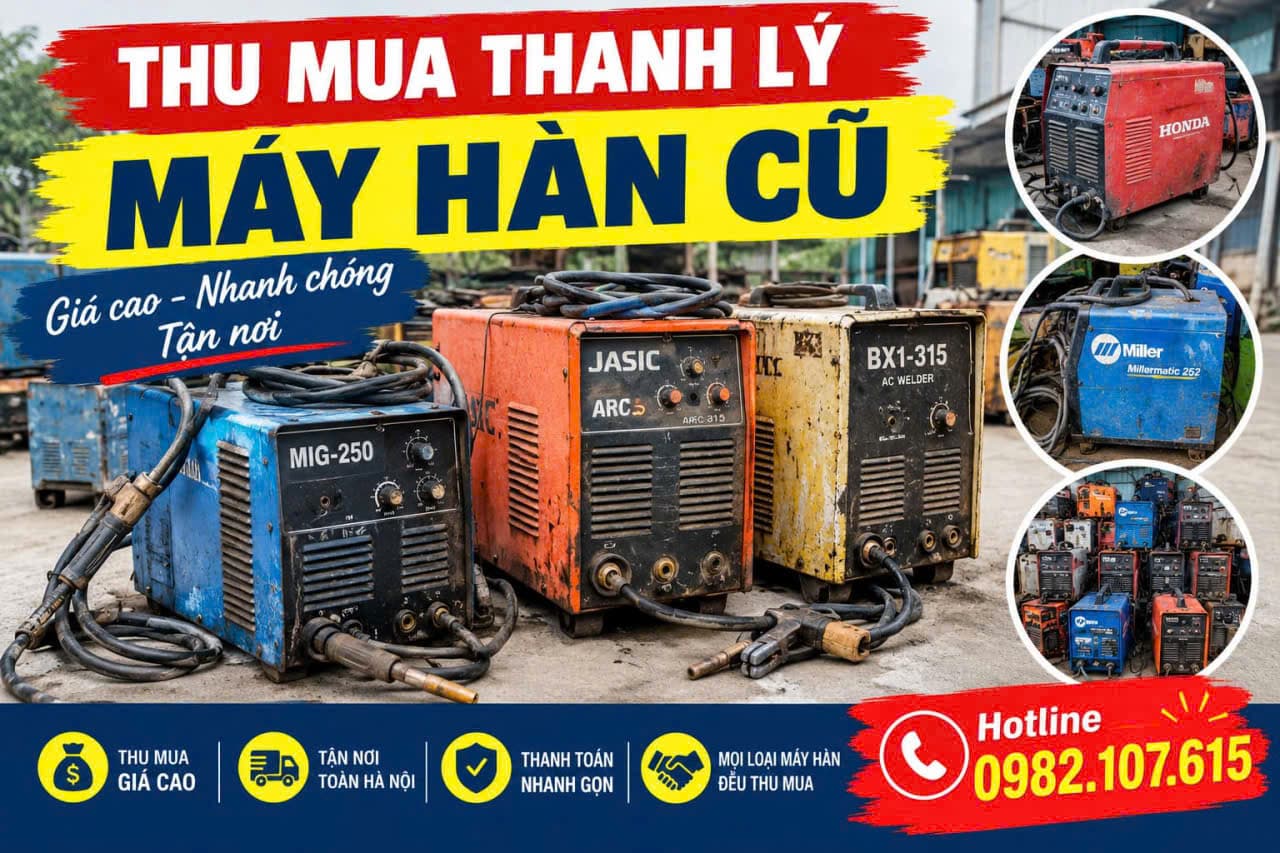 Thu Mua Máy Hàn Cũ